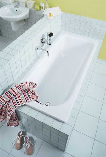 Kaldewei SANIFORM PLUS Стальная ванна Mod.373-1 170*75*41, alpine white, без ножек в Курганинске